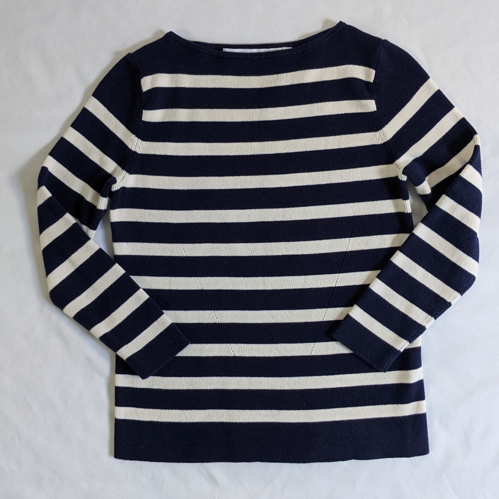 & Other Stories Stripe Cotton Sweater XS